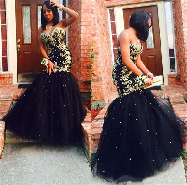 puffy tulle mermaid prom dresses tiered long evening dress sweetheart appliques zipper backless gorgeous plus size celebrity dresses, Black
puffy tulle mermaid prom dresses tiered long evening dress sweetheart appliques zipper backless gorgeous plus size celebrity dresses, Black