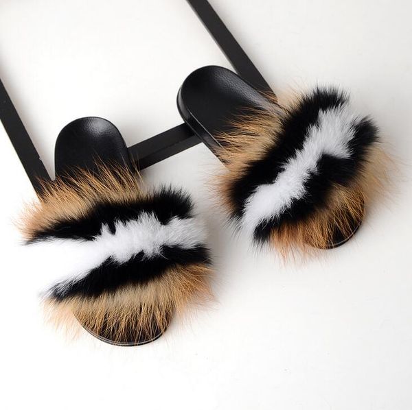 Женщины Summer Fox Fur Slides Beach Sandals Slip On Flip Flop Наружные тапочки Lady Fashion Slides Flat Heel Plus Размер
Женщины Summer Fox Fur Slides Beach Sandals Slip On Flip Flop Наружные тапочки Lady Fashion Slides Flat Heel Plus Размер