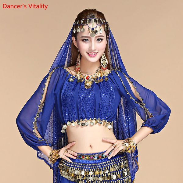 long sleeve off shoulder women belly dance 6 colors sequins gypsy costume dancewear, Black;red
long sleeve off shoulder women belly dance 6 colors sequins gypsy costume dancewear, Black;red