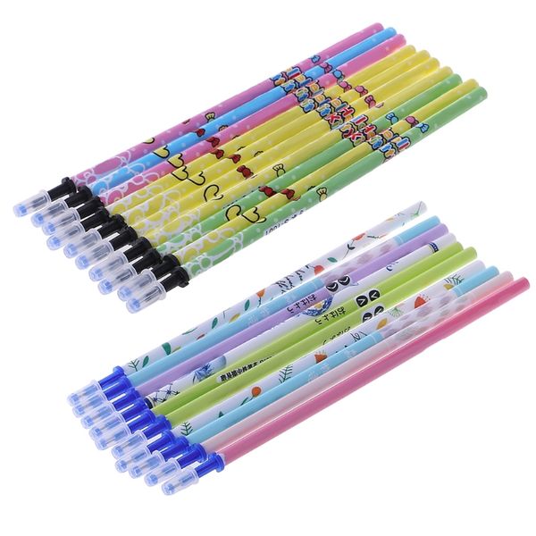 10pcs 0.5mm erasable gel ink pen refills magic writing student office supplies school stationery, Black;red
10pcs 0.5mm erasable gel ink pen refills magic writing student office supplies school stationery, Black;red