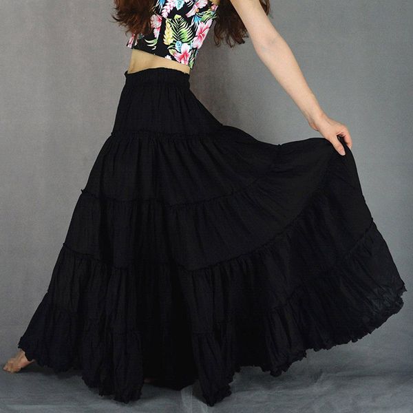2018 summer casual gypsy boho full circle 100% cotton dance black female pleated long maxi skirts with womens
2018 summer casual gypsy boho full circle 100% cotton dance black female pleated long maxi skirts with womens