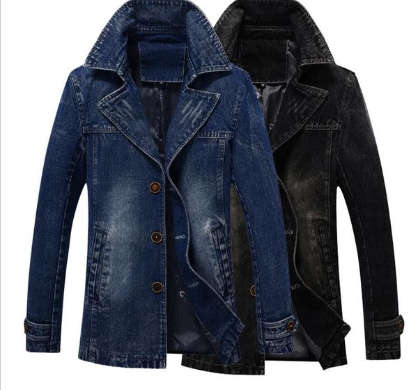 4xl autumn new street fashion men's denim coat 2018 trend slim long casual denim trench coat plus size men's clothing, Tan;black
4xl autumn new street fashion men's denim coat 2018 trend slim long casual denim trench coat plus size men's clothing, Tan;black