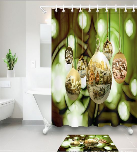 creative christmas map 3d pattern print custom waterproof bathroom modern shower curtain polyester fabric bathroom curtain door mat sets
creative christmas map 3d pattern print custom waterproof bathroom modern shower curtain polyester fabric bathroom curtain door mat sets