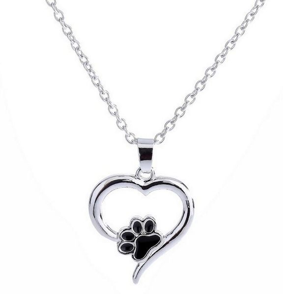 black enamel dog paw heart pendant necklace silver chain human friends pet jewelry dog claw necklaces
black enamel dog paw heart pendant necklace silver chain human friends pet jewelry dog claw necklaces