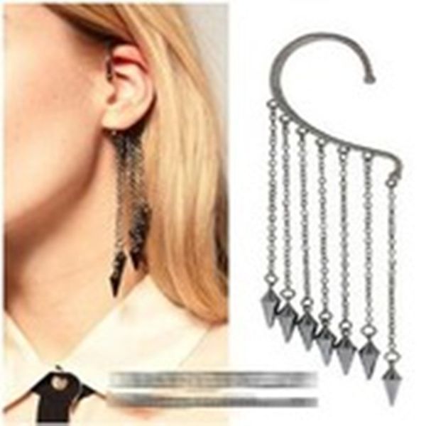 fashion (jewelry manufacturer) 20 pcs a lot punk rivet bullet long fringed earrings factory fashion earrings hj178, Silver
fashion (jewelry manufacturer) 20 pcs a lot punk rivet bullet long fringed earrings factory fashion earrings hj178, Silver