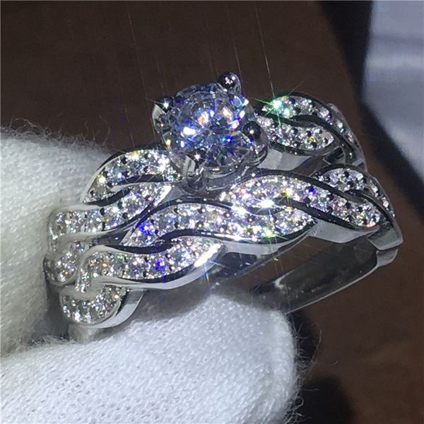 sparkling lovers cross ring set white gold filled engagement wedding band rings for women men 5a zircon crystal bijoux, Slivery;golden
sparkling lovers cross ring set white gold filled engagement wedding band rings for women men 5a zircon crystal bijoux, Slivery;golden