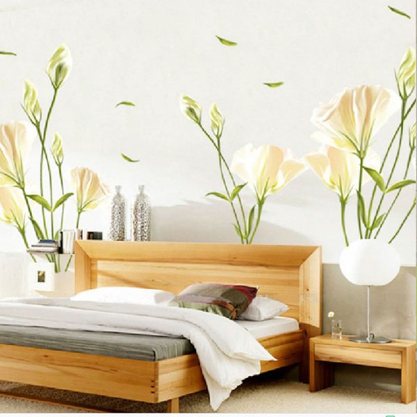 wholesale new romantic lily wedding room decoration wallpaper flowers wall stickers home decor wall decals diy poster
wholesale new romantic lily wedding room decoration wallpaper flowers wall stickers home decor wall decals diy poster