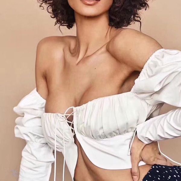 2018 autumn/fall new arrival women white crop blouse puff sleeve long party lady backless chic shirts
2018 autumn/fall new arrival women white crop blouse puff sleeve long party lady backless chic shirts