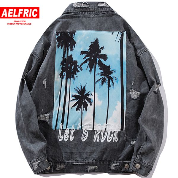 2018 denim jacket hawaiian city coconut tree printed patch outwear men hip hop streetwear mens ripped hole jeans jackets rk37, Black;brown
2018 denim jacket hawaiian city coconut tree printed patch outwear men hip hop streetwear mens ripped hole jeans jackets rk37, Black;brown