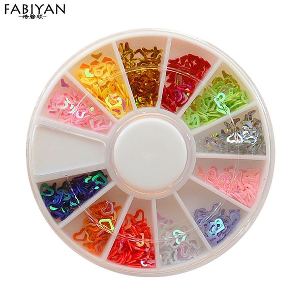 12 color 3d tips hollow heart plastic sequins glitter sticker wheel nail art decoration polish gel uv manicure tools accessories, Silver;gold
12 color 3d tips hollow heart plastic sequins glitter sticker wheel nail art decoration polish gel uv manicure tools accessories, Silver;gold