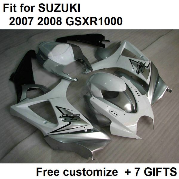 7 gifts motorcycle fairings for suzuki 2007 2008 gsx-r1000 07 08 gsx-r1000 k7 gsxr1000 gsx r1000 white silver corona abs fairing nn56
7 gifts motorcycle fairings for suzuki 2007 2008 gsx-r1000 07 08 gsx-r1000 k7 gsxr1000 gsx r1000 white silver corona abs fairing nn56