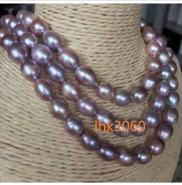 natural south sea 11-12mm south sea baroque purple pearl necklace 50 inch, Silver
natural south sea 11-12mm south sea baroque purple pearl necklace 50 inch, Silver
