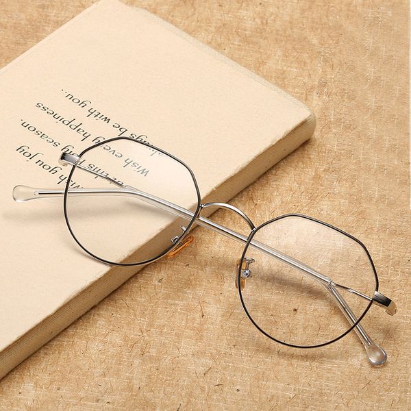 men women vintage decoration optical eyeglasses frame myopia round metal spectacles eye glasses oculos de grau eyewear, Silver
men women vintage decoration optical eyeglasses frame myopia round metal spectacles eye glasses oculos de grau eyewear, Silver