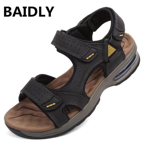 baidly open toe breathable genuine leather men sandals beach shoes men gladiator sandals summer outdoor high quality, Black
baidly open toe breathable genuine leather men sandals beach shoes men gladiator sandals summer outdoor high quality, Black