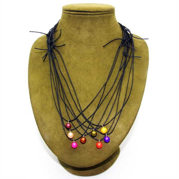 2018 creative handmade double peru knot colour dyed round size7-8mm freshwater pearls jewelry necklace, Bronze;silver
2018 creative handmade double peru knot colour dyed round size7-8mm freshwater pearls jewelry necklace, Bronze;silver
