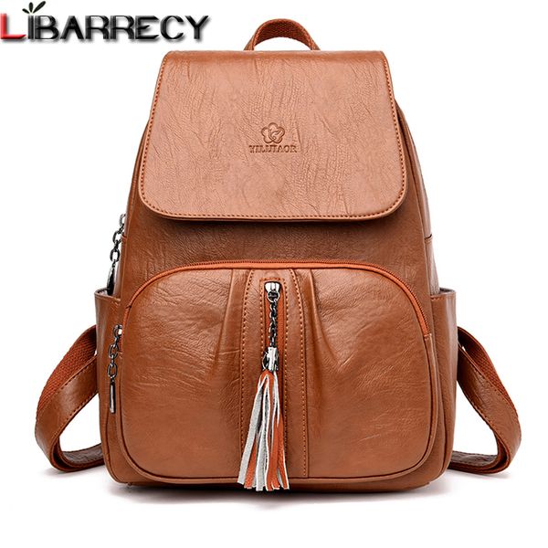 fashion tassel backpack female leather backpack women large capacity school bags for girls simple travel bags for women
fashion tassel backpack female leather backpack women large capacity school bags for girls simple travel bags for women