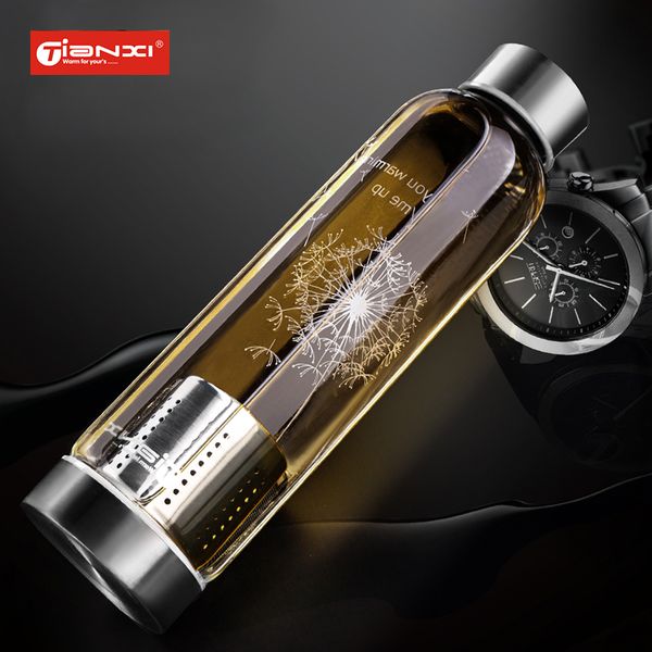 550ml tianxi sport water bottle glass transparent outdoor heat resistant water bottle portable kettle filter car sw02
550ml tianxi sport water bottle glass transparent outdoor heat resistant water bottle portable kettle filter car sw02