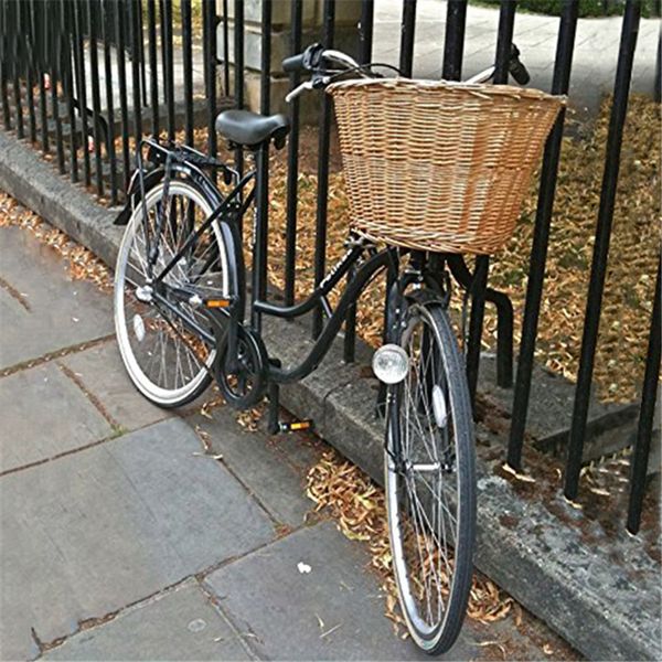 upperx wicker bicycle front basket retro handmade with leather straps brown handle linen outdoor picnic cycling accessories
upperx wicker bicycle front basket retro handmade with leather straps brown handle linen outdoor picnic cycling accessories