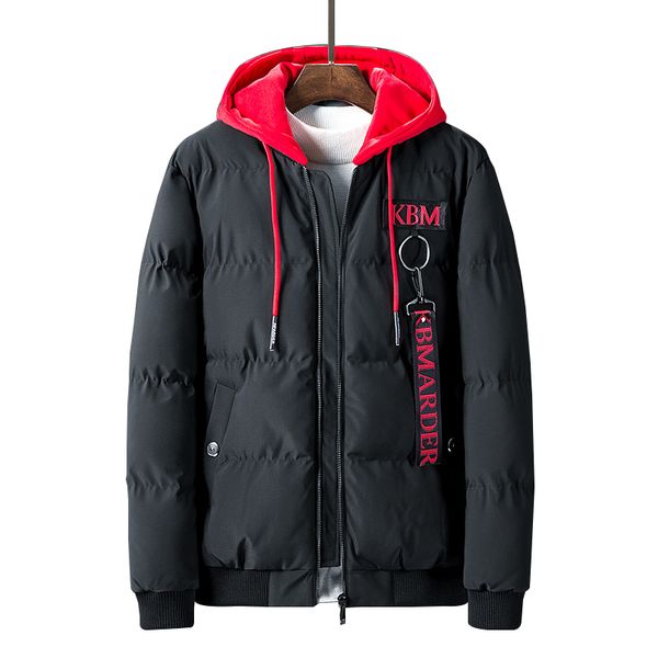 winter mens jackets casual new hooded thick padded men's parkas jacket coats warm zipper slim outwear 2018 new, Black
winter mens jackets casual new hooded thick padded men's parkas jacket coats warm zipper slim outwear 2018 new, Black