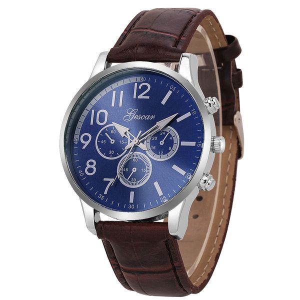 men's watch glass mirror personality business circular dial quartz watch erkek kol saati relogio masculino, Slivery;brown
men's watch glass mirror personality business circular dial quartz watch erkek kol saati relogio masculino, Slivery;brown
