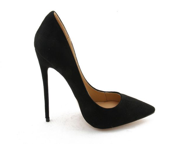 women black suede high heel shoes office lady favorite pointed toe daily dress pumps size
women black suede high heel shoes office lady favorite pointed toe daily dress pumps size