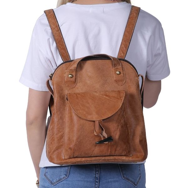 women brown frosted backpack 100% genuine leather women backpacks daypack solid students school bag for gift
women brown frosted backpack 100% genuine leather women backpacks daypack solid students school bag for gift