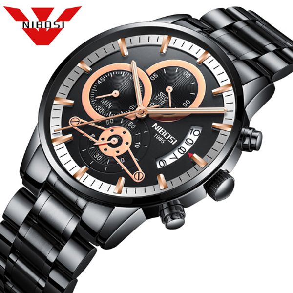 2018 nibosi gold quartz watch men watches fashion man wristwatches stainless steel relogio masculino saatler, Slivery;brown
2018 nibosi gold quartz watch men watches fashion man wristwatches stainless steel relogio masculino saatler, Slivery;brown