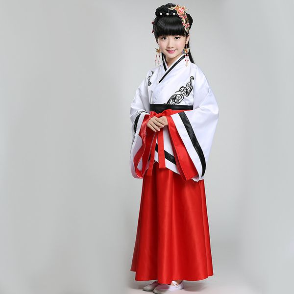 djgrster 2018 new style girl ancient chinese traditional national costume hanfu red dress princess children hanfu dresses, Black;red
djgrster 2018 new style girl ancient chinese traditional national costume hanfu red dress princess children hanfu dresses, Black;red