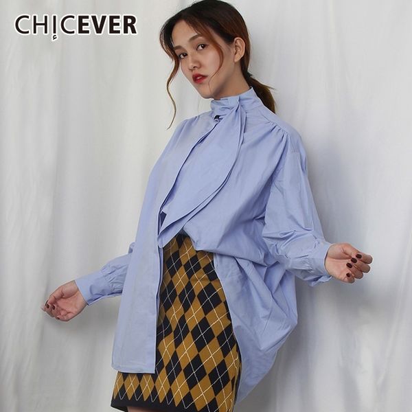 chicever vintage autumn women's shirt blouses pleated lace up bow long sleeve loose shirts blusa clothes fashion korean new, White
chicever vintage autumn women's shirt blouses pleated lace up bow long sleeve loose shirts blusa clothes fashion korean new, White