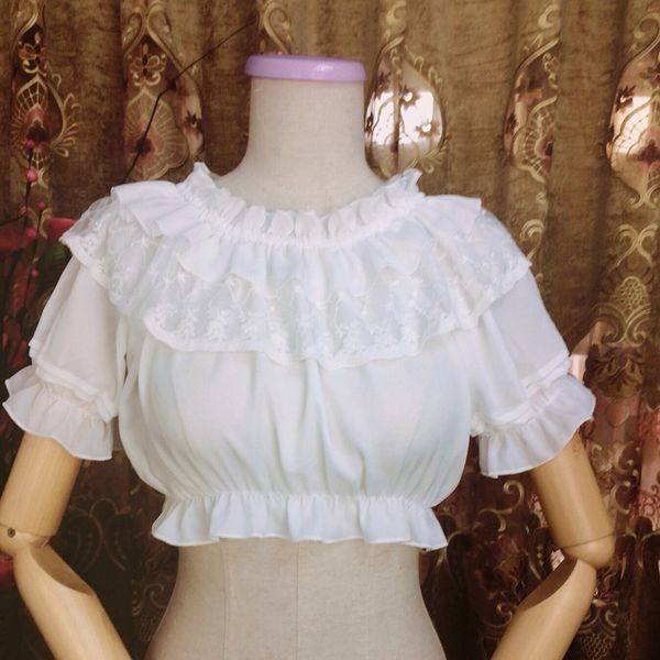 white ruffle lace collar off shoulder butterfly sleeve victorian gothic women sweet blouse shirt blusas mujer de moda 2018
white ruffle lace collar off shoulder butterfly sleeve victorian gothic women sweet blouse shirt blusas mujer de moda 2018
