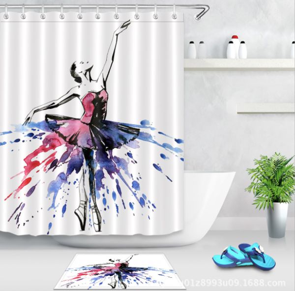 graffiti beauty pattern 3d print custom waterproof bathroom modern shower curtain polyester fabric bathroom curtain door mat sets
graffiti beauty pattern 3d print custom waterproof bathroom modern shower curtain polyester fabric bathroom curtain door mat sets