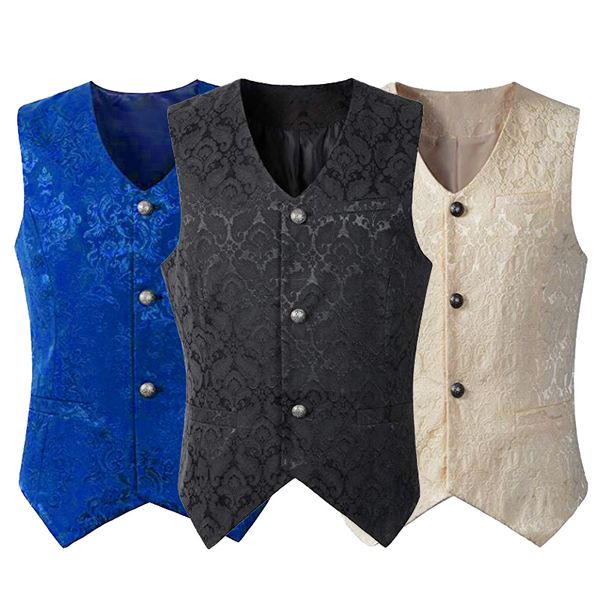 2018 brand men casual waistcoat fashion v neck slim fit male sleeveless autumn winter print suit vests wedding jackets 7f1280, Black;white
2018 brand men casual waistcoat fashion v neck slim fit male sleeveless autumn winter print suit vests wedding jackets 7f1280, Black;white
