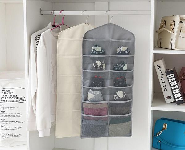 simple style oxford cloth double-sided hanging bag wardrobe underwear socks hanging storage bag multi-function storage bag
simple style oxford cloth double-sided hanging bag wardrobe underwear socks hanging storage bag multi-function storage bag