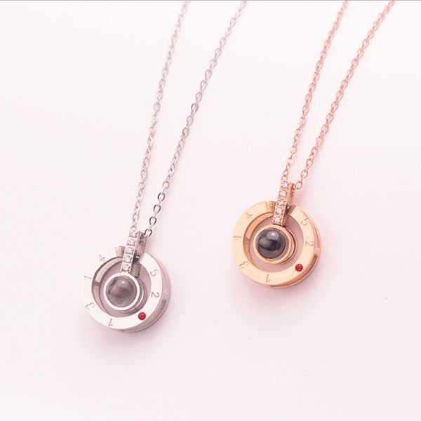 1pc classic magic 100 language i love you charm necklace crystal memorial necklaces for women lady, Silver
1pc classic magic 100 language i love you charm necklace crystal memorial necklaces for women lady, Silver