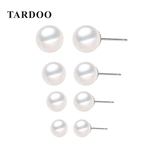 tardoo elegant 925 sterling silver round pearl stud earrings lovely exquisite multi-size earrings fine jewelry for women, Golden;silver
tardoo elegant 925 sterling silver round pearl stud earrings lovely exquisite multi-size earrings fine jewelry for women, Golden;silver
