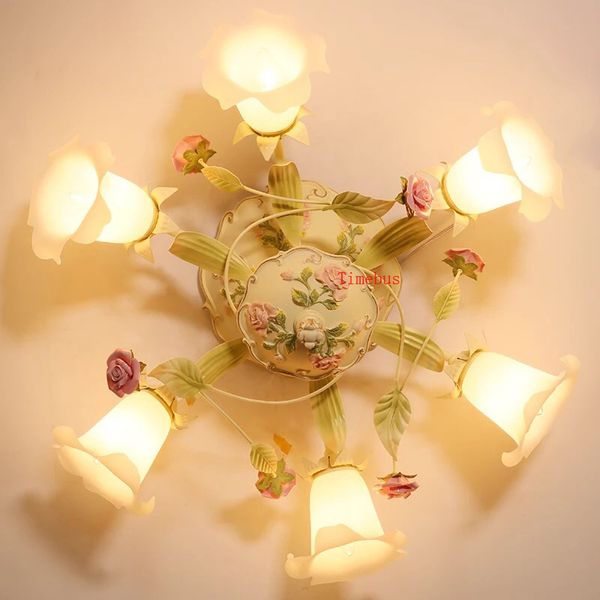 korean pastoral ceiling chandelier light living dining room ceiling lighting bedroom lamp romantic wedding clothing store lamps 
korean pastoral ceiling chandelier light living dining room ceiling lighting bedroom lamp romantic wedding clothing store lamps