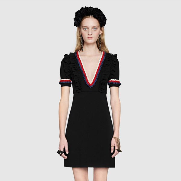 brand designer women black shirt dresses 2018 summer autumn lady flounced v neck short sleeve zipper pearl button party cocktail dresses
brand designer women black shirt dresses 2018 summer autumn lady flounced v neck short sleeve zipper pearl button party cocktail dresses
