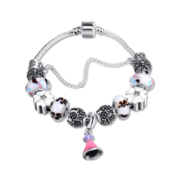 2017 trendy silver charm bracelet christmas gift for women pink bell beads bracelet female pulseras mujer, Golden;silver
2017 trendy silver charm bracelet christmas gift for women pink bell beads bracelet female pulseras mujer, Golden;silver