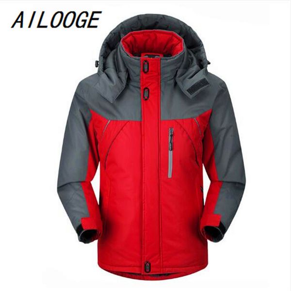 ailooge new men thicken outwear super warm coat winter climb mountain jacket hooded male parkas windproof plus size jackets, Black
ailooge new men thicken outwear super warm coat winter climb mountain jacket hooded male parkas windproof plus size jackets, Black