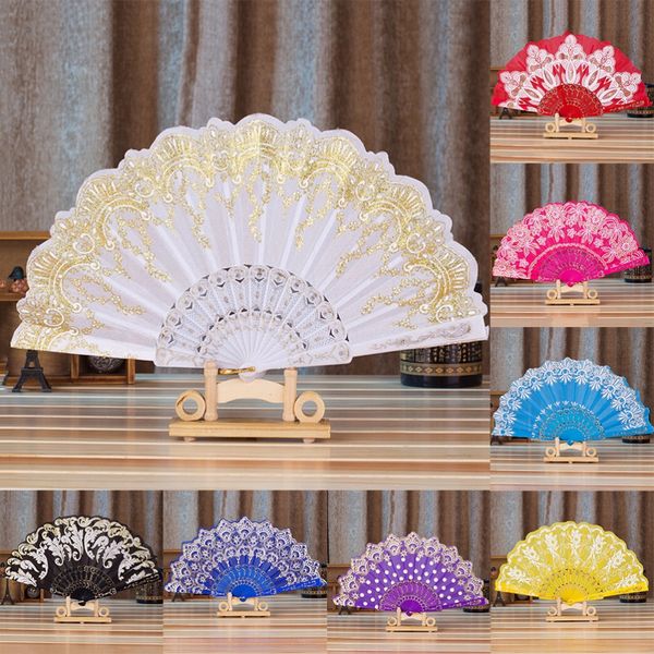 1pc 7 styles flower painting pattern polyester folding fan chinese style traditional lace bronzing fabric folding fan home decor
1pc 7 styles flower painting pattern polyester folding fan chinese style traditional lace bronzing fabric folding fan home decor