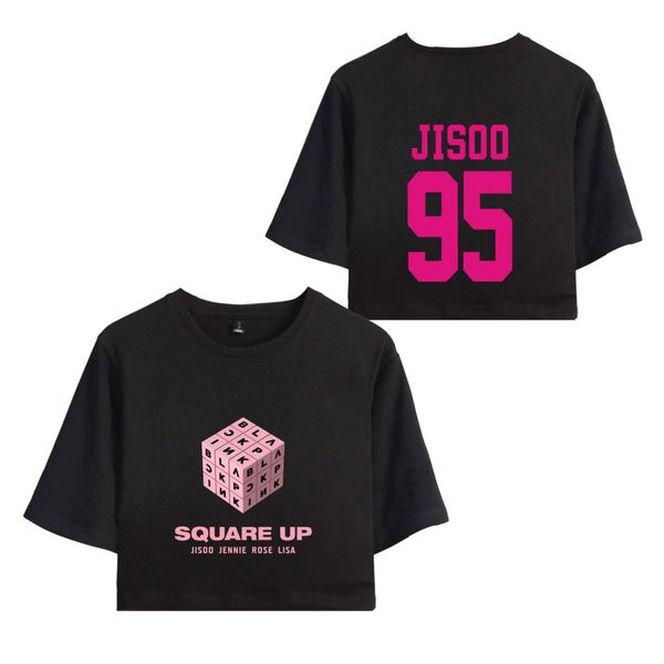 new 2018 blackpink square up women exposed navel t shirts girls short sleeves o-neck hip hop summer t-shirt floral, White
new 2018 blackpink square up women exposed navel t shirts girls short sleeves o-neck hip hop summer t-shirt floral, White
