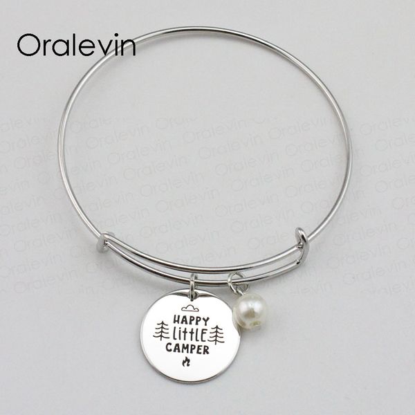happy little camper inspirational hand stamped engraved charm pendant wire expandable bangle bracelet jewelry,10pcs/lot,#ln1855b, Black
happy little camper inspirational hand stamped engraved charm pendant wire expandable bangle bracelet jewelry,10pcs/lot,#ln1855b, Black