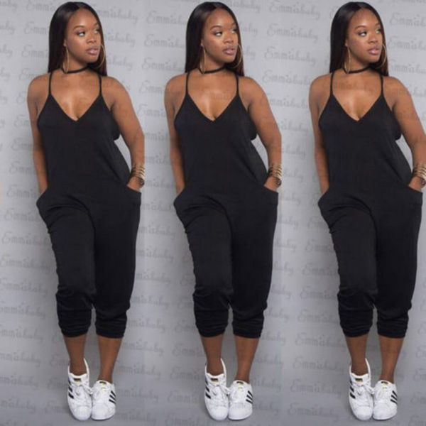 2018 women ladies club wear summer playsuit bodycon party jumpsuit for female romper trousers solid black ankle length, Black;white
2018 women ladies club wear summer playsuit bodycon party jumpsuit for female romper trousers solid black ankle length, Black;white