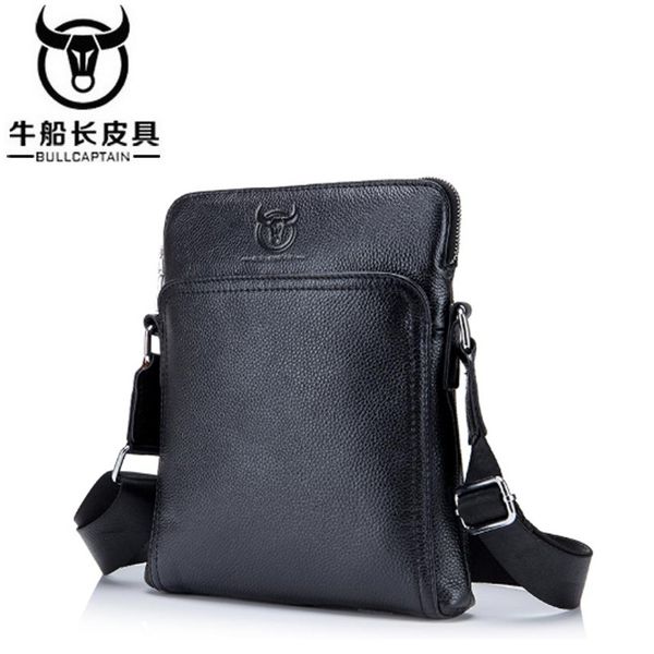 BULLCAPTAIN New Fashion Men Bag Genuine Leather Messenger Bag Business Casual Briefcase Crossbody male shoulder Black
BULLCAPTAIN New Fashion Men Bag Genuine Leather Messenger Bag Business Casual Briefcase Crossbody male shoulder Black