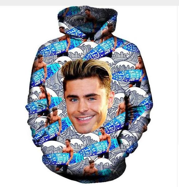 new fashion couples men women hd zac efron 3d print hoodies sweater sweatshirt jacket pullover l0m047, Black
new fashion couples men women hd zac efron 3d print hoodies sweater sweatshirt jacket pullover l0m047, Black
