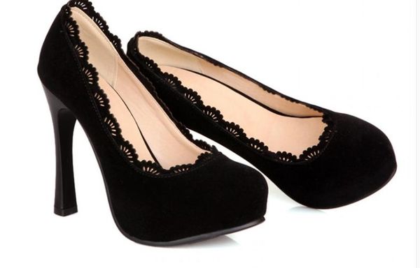 send 2018 spring new style shallow mouth round head fashion fine heel high heel women shoes, Black
send 2018 spring new style shallow mouth round head fashion fine heel high heel women shoes, Black