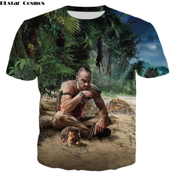 plstar cosmos drop shipping 2018 summer new style fashion t-shirt game far cry 3 men 3d print men's women's casual t shirt, White;black
plstar cosmos drop shipping 2018 summer new style fashion t-shirt game far cry 3 men 3d print men's women's casual t shirt, White;black
