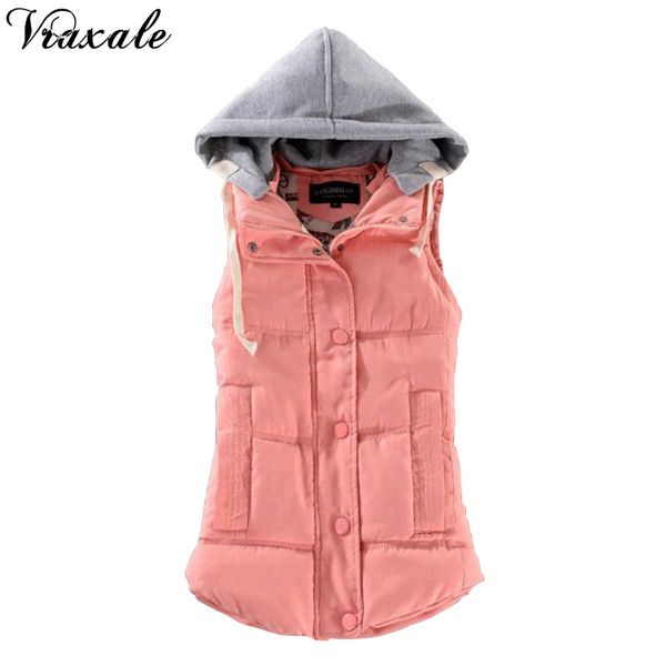 new autumn winter fashion all-match cotton vest women patchwork sleeveless hooded collar casual coat colete feminino waistcoat, Black;white
new autumn winter fashion all-match cotton vest women patchwork sleeveless hooded collar casual coat colete feminino waistcoat, Black;white