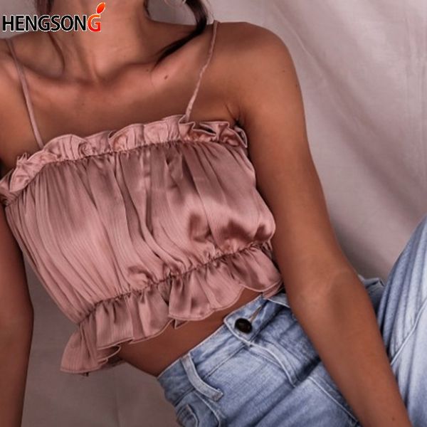 hengsong new women camis strapless crop casual sleeveless street wear female ruffles camis camisole 742384, White
hengsong new women camis strapless crop casual sleeveless street wear female ruffles camis camisole 742384, White