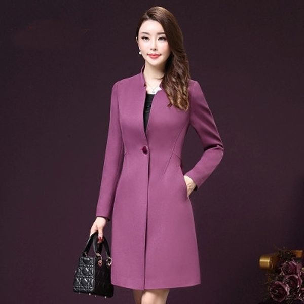 elegant korean slim women trench coat office lady single button long windbreaker full sleeve solid thin overcoat plus size, Tan;black
elegant korean slim women trench coat office lady single button long windbreaker full sleeve solid thin overcoat plus size, Tan;black